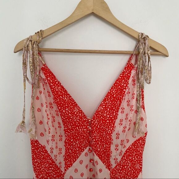 Rebecca Taylor Block Print Maxi Dress - Picture 5 of 11